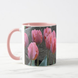 Taza Tuercas de primavera rosada