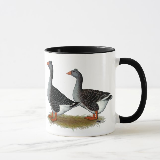 Taza Tufted Toulouse Geese (Derecha)