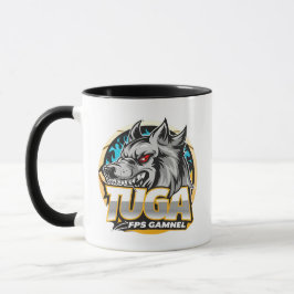 Taza TUGA Wolf Gaming Logo Esports Style