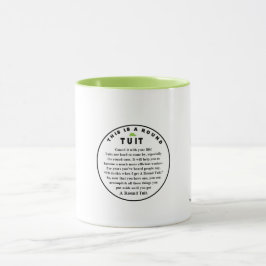 Taza TUIT DE ROUND de dos tonos
