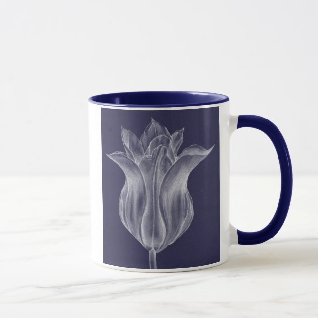 Taza Tulipán III monocromo (Derecha)
