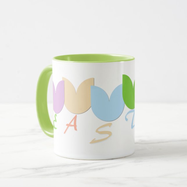 Taza Tulipanes Cute Spring, personalización de nombres  (Anverso izquierdo)