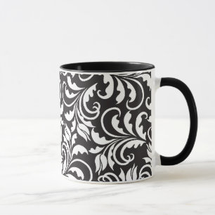 Taza tulipanes del b&w