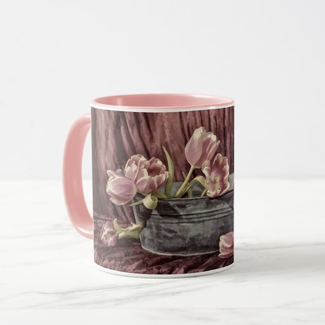 Taza Tulipanes delicados (Anverso izquierdo)