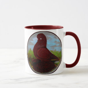 Taza Tumbler Pigeon Red Muff