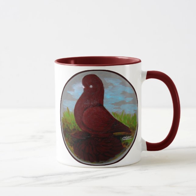 Taza Tumbler Pigeon Red Muff (Derecha)