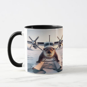 Taza Turbo Prop Twin Engine Float Plane Bush Canadá