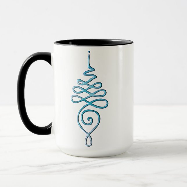 Taza Turquesa Unalome  (Izquierda)