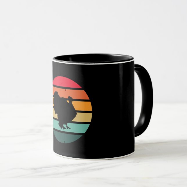 Taza Turquia Ave Thankess Dolor Turco Viejo Atardecer (Anverso derecho)