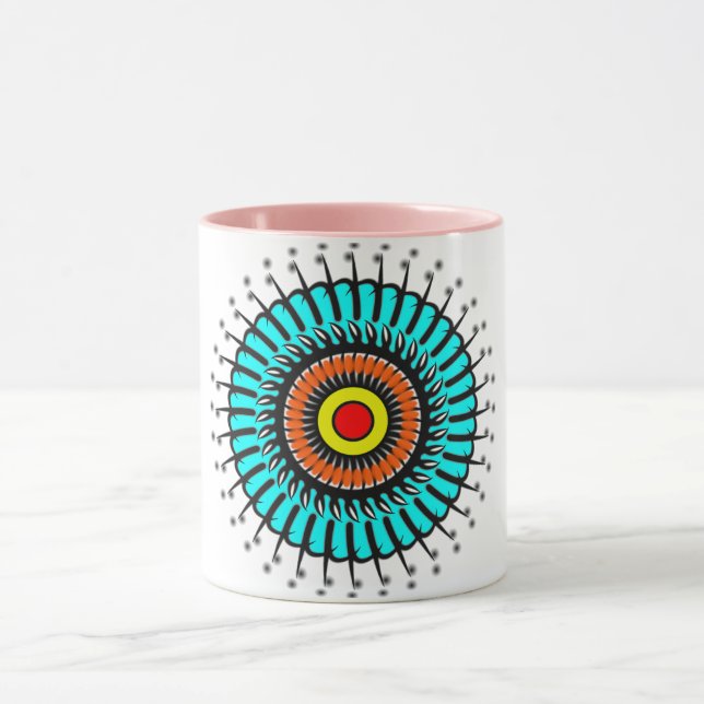Taza Turquoise Zen Mandala (Centro)