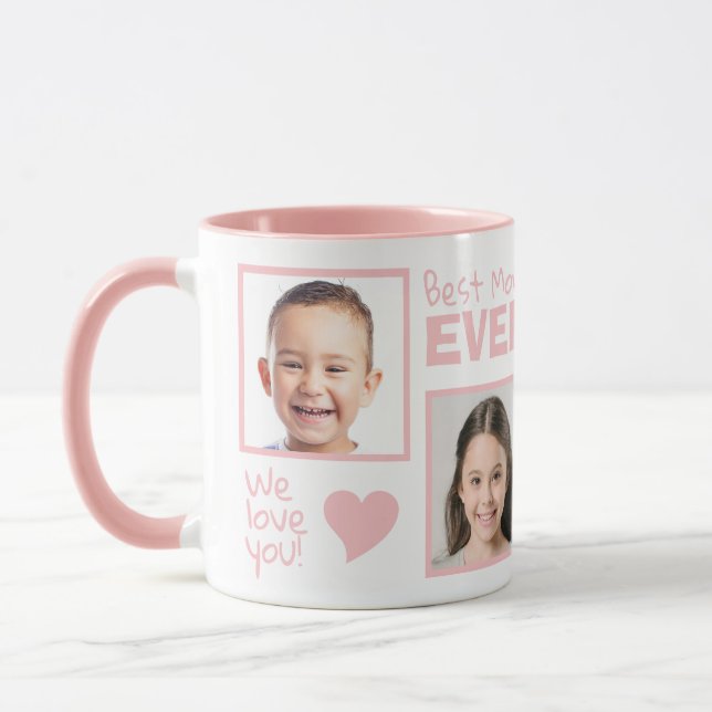 Taza TUS fotos y nombres BEST MOM mug (Izquierda)