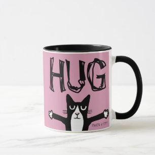 TAZA TUXEDO CAT ART COFFEE MUG, PERSONALIZADO PANDA KIT