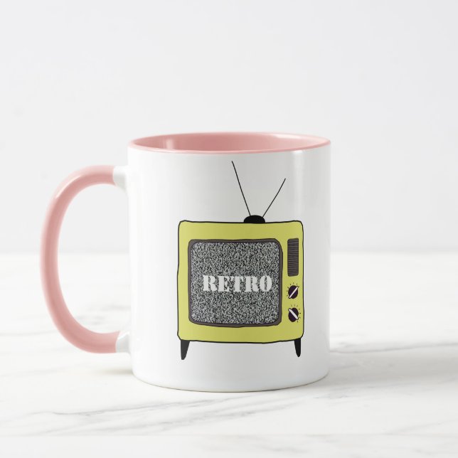 Taza TV retra (Izquierda)