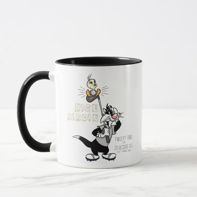 Taza TWEET™ y SYLVESTER™ Golfing - Niza Birdie (Izquierda)