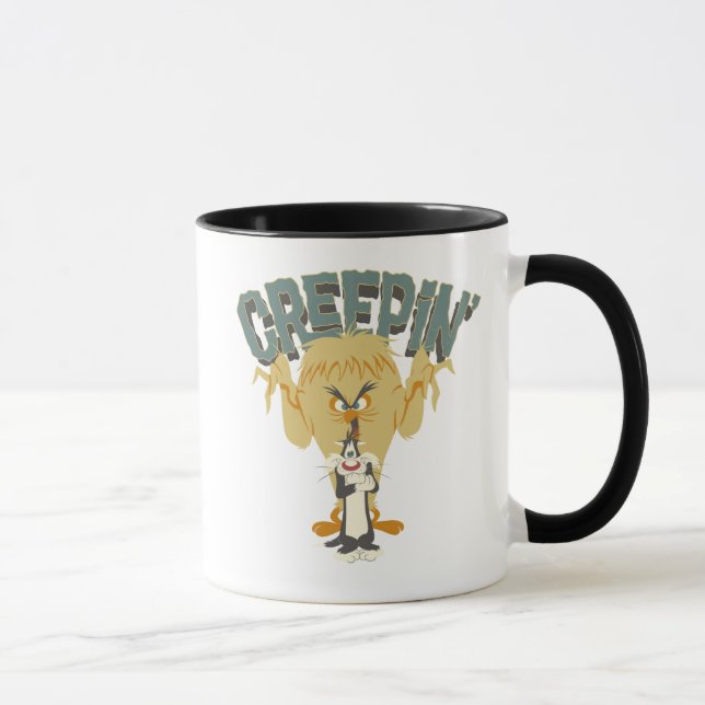 Taza TWEETTER BIRD MONSTER™ "Creepin" Detrás de SYLVEST (Derecha)