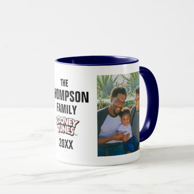 Taza TWEETY™ Con Foto Familiar De Rosas (Anverso derecho)