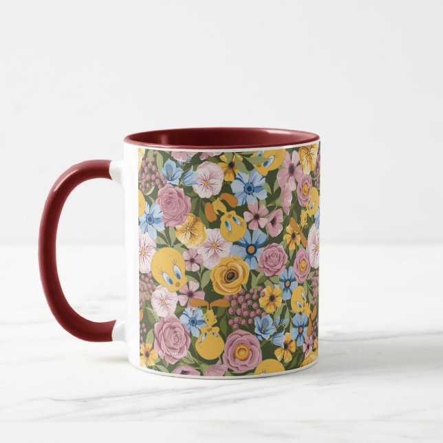 Taza TWEETY™ Floral Embroidery Pattern (Izquierda)