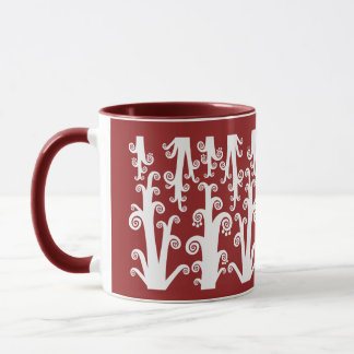 Taza Twirly Stalks - Marrón