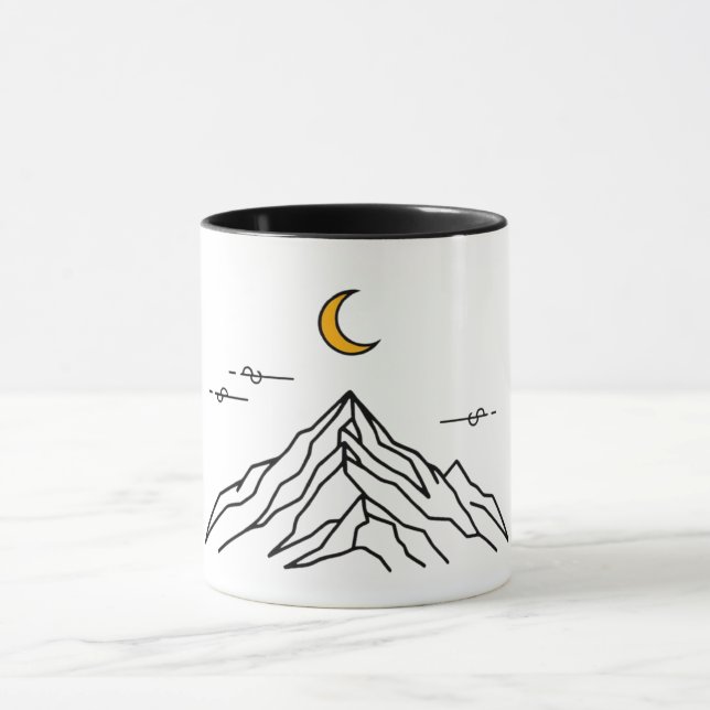 Taza Two-Tone Mug “Mountain & Moon” (Centro)
