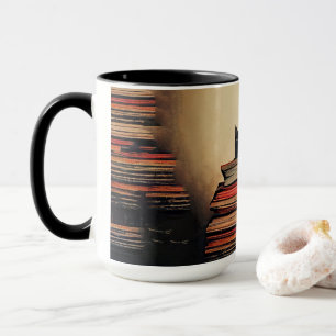 Taza TWRBK 15 oz Black Handle Combo Mug