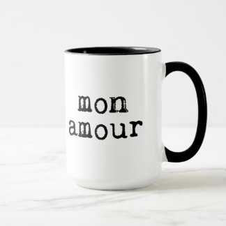 Taza Typewriter Mon Amour