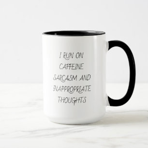 Taza Typografía moderna Graciosa Café Lover