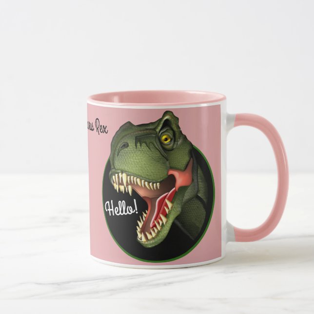Taza Tyrannosauro Rex Dinosaur Mug (Derecha)