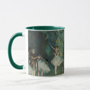 TAZA TZARAS DE CAFÉ DE BAILARINA - OBRA DE DEGAS - IMPR