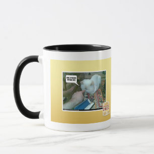 Taza ¡U empujó mi cara hacia adentro!