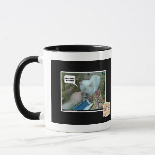 Taza ¡U empujó mi cara hacia adentro!