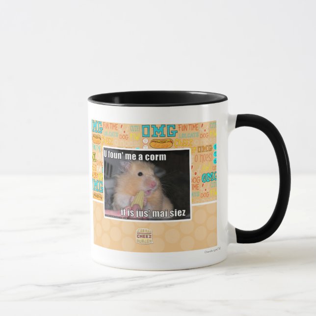 Taza U me encontró un maíz (Derecha)