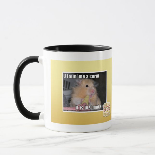 Taza U me encontró un maíz (Izquierda)