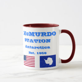 Taza U.S. McMurdo Antártida Souvenir Mug