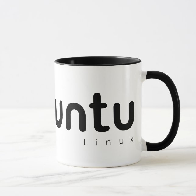 Taza Ubuntu Linux Open Source (Derecha)