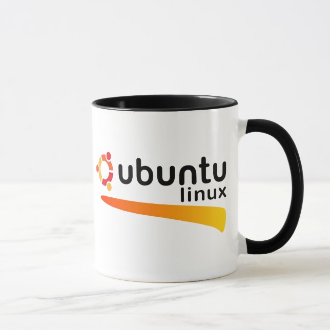 Taza Ubuntu Linux Open Source (Derecha)