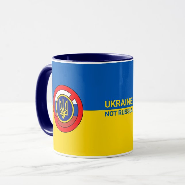 Taza Ucrania - No Rusia Mug (Anverso izquierdo)