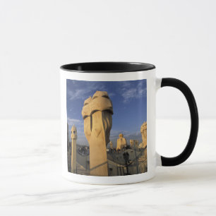 Taza UE, España, Cataluña, Barcelona. Antonio Gaudi's