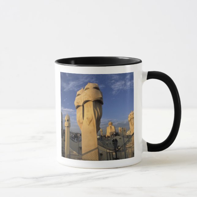 Taza UE, España, Cataluña, Barcelona. De Antonio Gaudí (Derecha)
