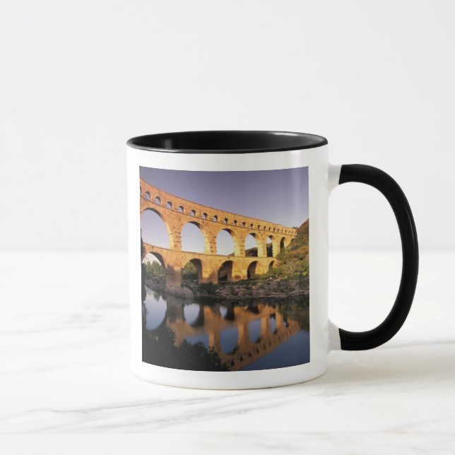 Taza UE, Francia, Provenza, Gard, Pont du Gard. (Derecha)