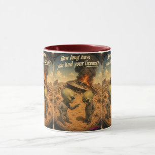 Taza UFO Roswell 40-50s