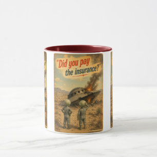 Taza UFO Roswell 40-50s