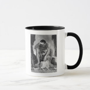 Taza Ulises que escapa de Polyphemus los Cyclops