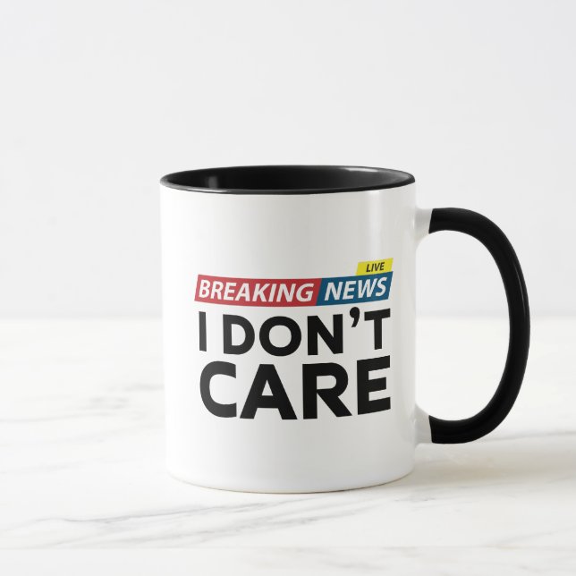 Taza Últimas noticias que no me importan (Derecha)