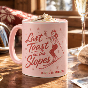 Taza Último brindis en las pistas Rosa Despedida de sol