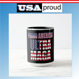 Taza Ultra MAGA Trump Mug 🇺 🇸 Patriótico Conservador