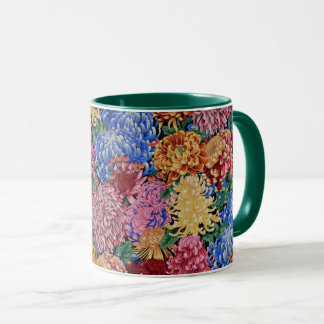 Taza Un adorable Philip Jacobs Fabric Chrysanthemum mug