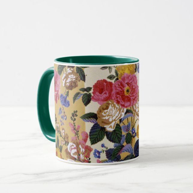 Taza Un adorable Philip Jacobs Fabric Rosa Chintz mug (Anverso izquierdo)
