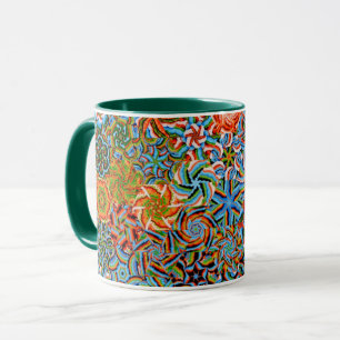 Taza Un adorable Philip Jacobs Fabric Tree Fungi Mug