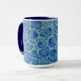 Taza Un alegre Philip Jacobs Fabric Ammonite Mug