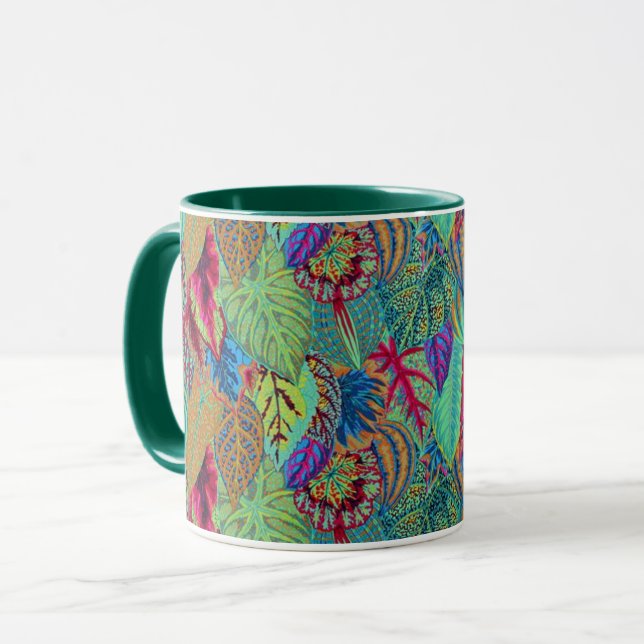 Taza Un alegre Philip Jacobs Fabric Coleus Mug (Anverso izquierdo)